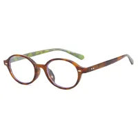 Basic Simple Style Oval Pc Oval Frame Full Frame Glasses sku image 6