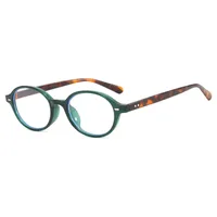 Basic Simple Style Oval Pc Oval Frame Full Frame Glasses sku image 7