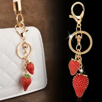 Alloy Strawberry Bag Charms main image 2