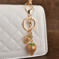 Alloy Strawberry Bag Charms sku image 3