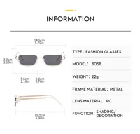 Casual Square Pc Square Half Frame Glasses main image 2