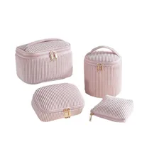 Elegant Basic Streetwear Solid Color Corduroy Square Makeup Bags & Storage main image 4