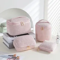 Elegant Basic Streetwear Solid Color Corduroy Square Makeup Bags & Storage sku image 20