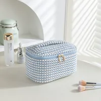 Elegant Basic Streetwear Solid Color Corduroy Square Makeup Bags & Storage sku image 11