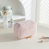 Elegant Basic Streetwear Solid Color Corduroy Square Makeup Bags & Storage sku image 6