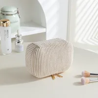 Elegant Basic Streetwear Solid Color Corduroy Square Makeup Bags & Storage sku image 8