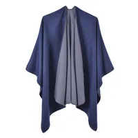 Women's Casual Color Block Imitation Cashmere Shawl sku image 18