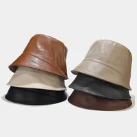 Women's Casual Vacation Solid Color Wide Eaves Bucket Hat main image 1