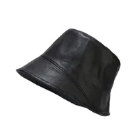 Women's Casual Vacation Solid Color Wide Eaves Bucket Hat main image 3