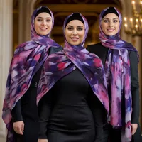 Women's Vacation Simple Style Color Block Chiffon Kerchief sku image 3