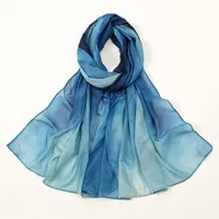 Women's Vacation Simple Style Color Block Chiffon Kerchief sku image 1
