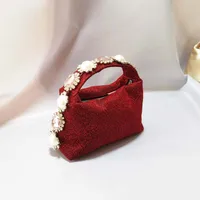 Women's Small Polyester Solid Color Classic Style Square Zipper Handbag sku image 10