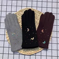 Unisex Classic Style Solid Color Gloves main image 3
