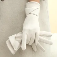 Women's Basic Simple Style Solid Color Gloves sku image 3