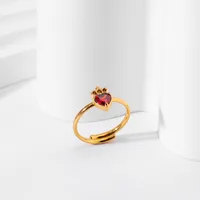 Simple Style Heart Shape Titanium Steel Inlay Zircon Women's Jewelry Set main image 3