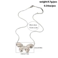 Wholesale Jewelry Elegant Commute Irregular Geometric 201 Stainless Steel Necklace sku image 6