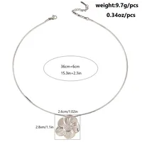 Wholesale Jewelry Elegant Commute Irregular Geometric 201 Stainless Steel Necklace sku image 9