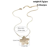 Wholesale Jewelry Elegant Commute Irregular Geometric 201 Stainless Steel Necklace sku image 8