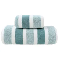 Casual Stripe Coral Fleece Towels Bath Towels Towels main image 3