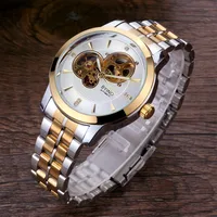 Business Solid Color Single Folding Buckle Mechanical Watch Men's Watches sku image 4