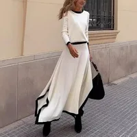 Holiday Women's Vacation Simple Style Solid Color Polyester Skirt Sets Skirt Sets main image 2