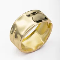 Vintage Style Solid Color Alloy Unisex Bangle sku image 9