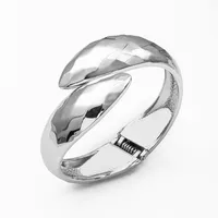 Vintage Style Solid Color Alloy Unisex Bangle sku image 5
