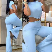 Women's Holiday Selfie Casual Simple Style Streetwear Solid Color Full Length Jumpsuits main image 3