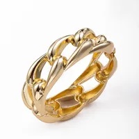 Vintage Style Solid Color Alloy Unisex Bangle sku image 11