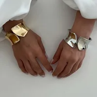 Vintage Style Solid Color Alloy Unisex Bangle main image 6