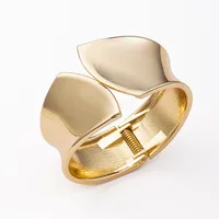 Vintage Style Solid Color Alloy Unisex Bangle sku image 6