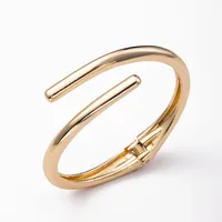 Vintage Style Solid Color Alloy Unisex Bangle sku image 7