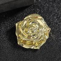 Simple Style Flower Zinc Alloy Plating Women's Brooches sku image 1