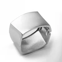 Vintage Style Solid Color Alloy Unisex Bangle sku image 16
