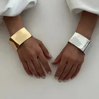 Vintage Style Solid Color Alloy Unisex Bangle main image 8