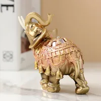 Retro Elephant Resin Ornaments Artificial Decorations main image 1