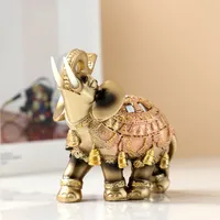 Retro Elephant Resin Ornaments Artificial Decorations main image 2