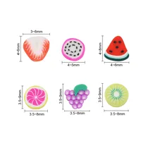 Cute Sweet Fruit Polymer Clay 1 Set main image 8