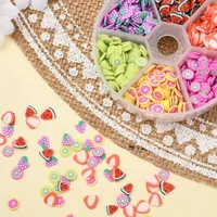 Cute Sweet Fruit Polymer Clay 1 Set main image 1