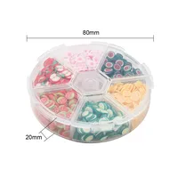 Cute Sweet Fruit Polymer Clay 1 Set main image 6