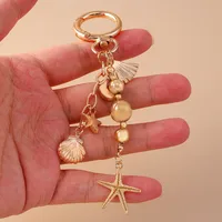 Cartoon Style Star Shell Zinc Alloy Women's Keychain main image 3