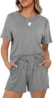 Holiday Daily Selfie Women's Casual Elegant Simple Style Solid Color Cotton Cotton Blend Polyester Shorts Sets Shorts Sets main image 4