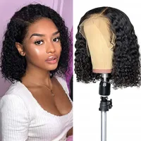 Women's Casual Elegant Simple Style Casual Party Street High Temperature Wire Side Fringe Short Curly Hair Wigs main image 4