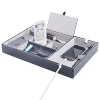 Simple Style Classic Style Solid Color Pu Leather Storage Box main image 1