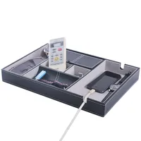 Simple Style Classic Style Solid Color Pu Leather Storage Box main image 3
