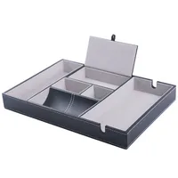 Simple Style Classic Style Solid Color Pu Leather Storage Box main image 4