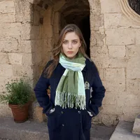 Women's Casual Simple Style Color Block Imitation Cashmere Tassel Scarf sku image 21