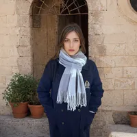 Women's Casual Simple Style Color Block Imitation Cashmere Tassel Scarf sku image 22
