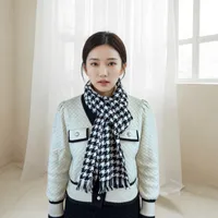 Women's Casual Simple Style Color Block Imitation Cashmere Tassel Scarf sku image 24