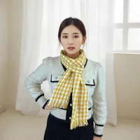 Women's Casual Simple Style Color Block Imitation Cashmere Tassel Scarf sku image 16